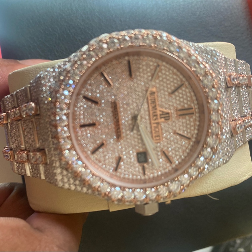 Audemars Piguet Rose Gold diamond Royal Oak